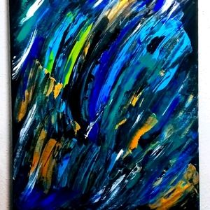 Abstract bold and bright color Painting